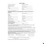 Employee Deal Memo Template for Rentals | Producer Agreement example document template