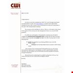 Congratulate the Achievements with a Personalized Letter | Ceremony, Commencement example document template