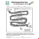Reedy River Marathon Running Log - Track Your Progress example document template