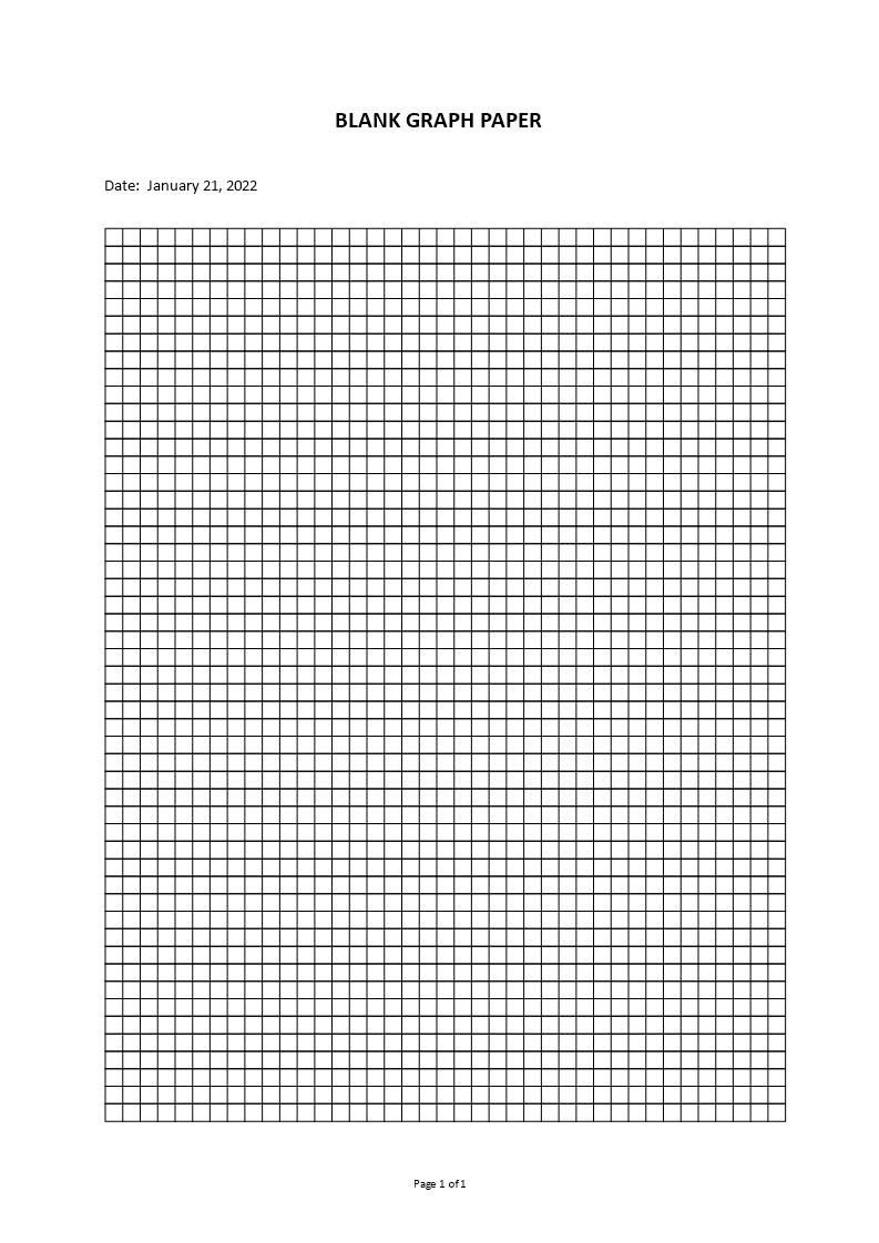 blank graph paper template template