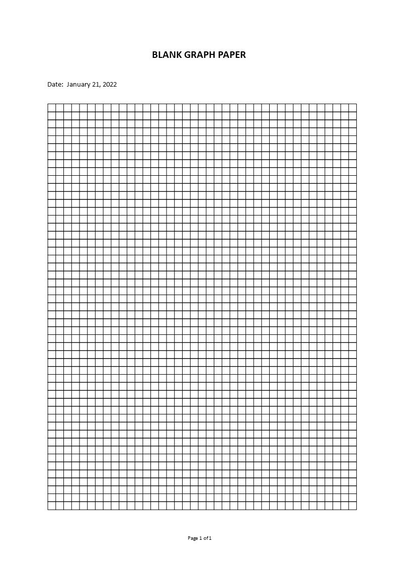 blank graph paper template Main Image blank graph paper template template