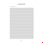 Blank Graph Paper Template example document template