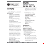 Salary Proposal Offer Letter Format example document template