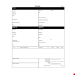 Printable Sample Invoice Template example document template