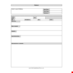 Get a Referral Form Template for Easy Referral Process - Address, Phone, Doctor - Try It Now! example document template