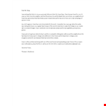 Personal Job Reference Letter example document template 