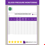 Blood Pressure Chart example document template