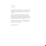 Termination Notice Sample Letter Template example document template