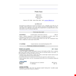 Law Graduate Resume CV Template | Legal Experience & Skills Within example document template