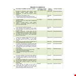 Printable Project Templates for Sports | Find Partner Institutions example document template