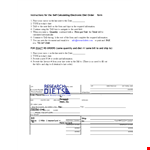 Create an Electronic Purchase Order Form - Easily Track and Manage Orders example document template