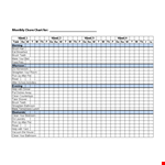 Create a Chore Schedule with Our Printable Chore Chart Template example document template