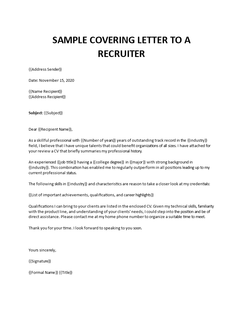 application for job vacancy sample template