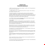 Sample Farm Partnership Agreement Template Qmzjwi example document template