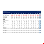 Profit and Loss Excel Template including Examples example document template