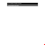 Event Report Template example document template