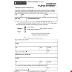 Secure Your Deal: State Odometer Disclosure Statement | Mileage Accuracy example document template