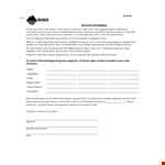 Grocery Store Inventory Template example document template