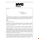 Property Transfer Request Letter Template example document template