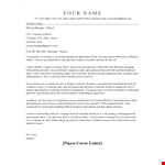 Job Application Letter For Experienced Nurse example document template 