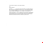 Staff Late Warning Letter Template example document template