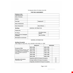 Fire Risk Assessment Action Plan Template example document template