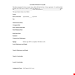 Intent To Lease Letter Template example document template 