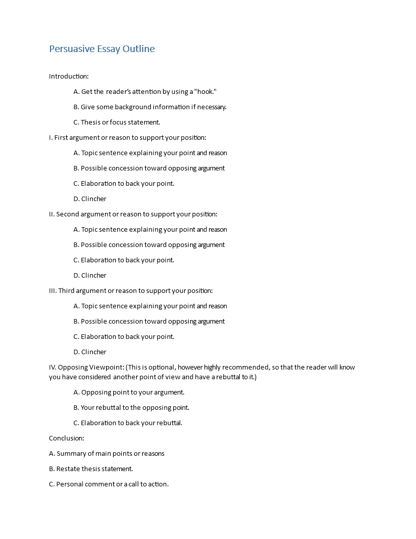 How To Create A Persuasive Essay Outline Point Reason Argument More how-to-create-a-persuasive-essay-outline-point-reason-argument-more