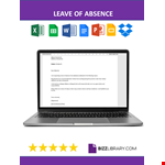 Leave Of Absence example document template