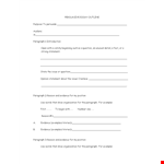 Sample Persuasive Essay Outline example document template