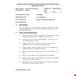 Civil Engineer Job Description and Responsibility example document template