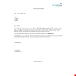 Sample Internship Offer Letters example document template 
