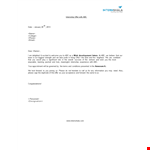 Sample Internship Offer Letters example document template