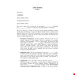Employment Agreement Letter Of Intent example document template