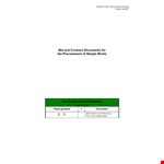 Tender Invitation Letter In Doc example document template 