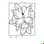 Free Printable Butterfly Coloring Pages For Adults example document template
