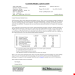 Project Quotation in PDF | Custom Peptide Service | Immunogen example document template