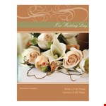 Elegant Wedding Program Template for Parents, Grandparents, and Ushers | Editable and Printable example document template