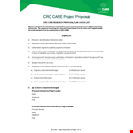 Project Proposal Template - Create an Effective Project Report example document template