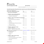 Cash Flow Statement Analysis example document template