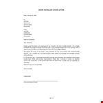 Door Installer Cover Letter example document template