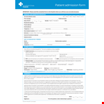 Southern Hospitals - Hospital Admission Letter Template example document template