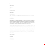 Employee Attitude Complaint Letter example document template