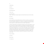 Employee Attitude Complaint Letter example document template 