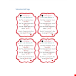 Gift Tag example document template