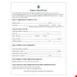 Time Off Request Form Template - Streamline Your Leave Application Process example document template