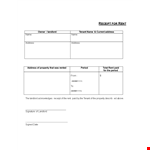 Download Rent Receipt Template | Easy to Fill Details example document template