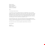 Expert Reference Letter for Science example document template