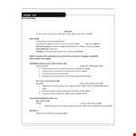 College Student Resume: Experience-Less but Valuable | Activities, School, Boston example document template