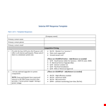 Request for Proposal Template - Simplify Your Procurement Process with an Effective RFP System example document template